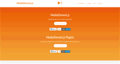 Desktop Screenshot of mediaelementjs.com